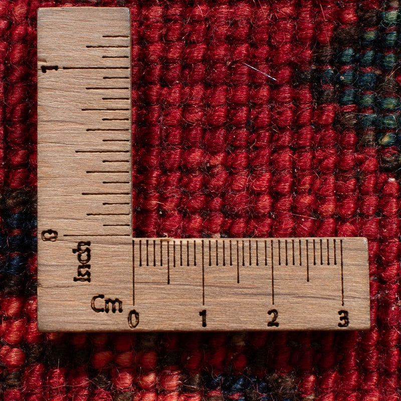 Loper Afghaans tapijt - 201 x 86 cm - rood