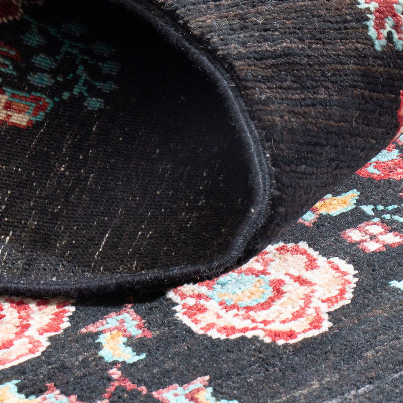 Loper Ziegler Tapijt - Ariana - 200 x 79 cm - zwart