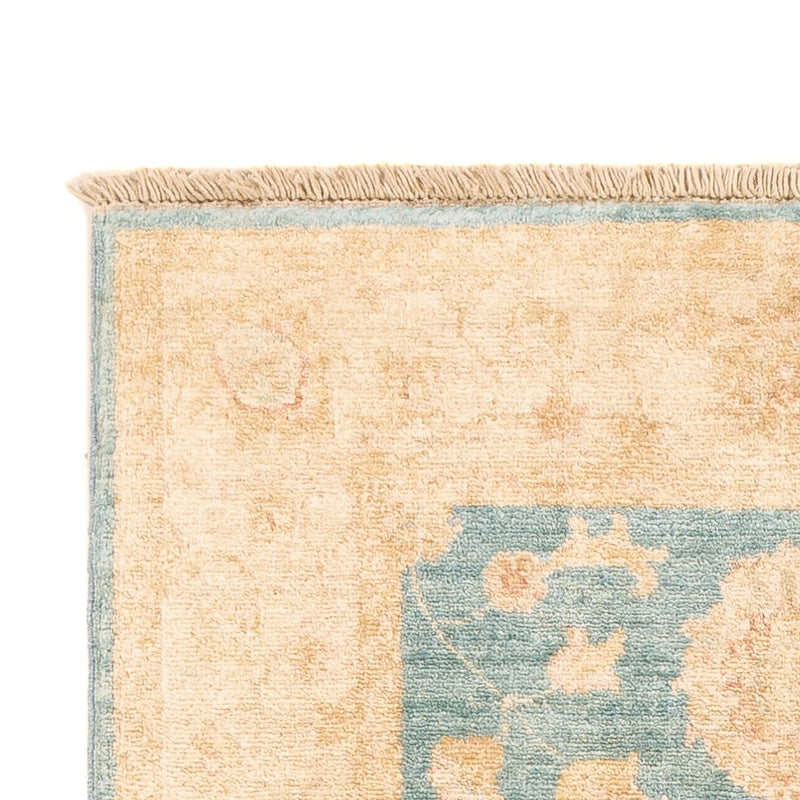 Loper Ziegler tapijt - 197 x 80 cm - turkoois