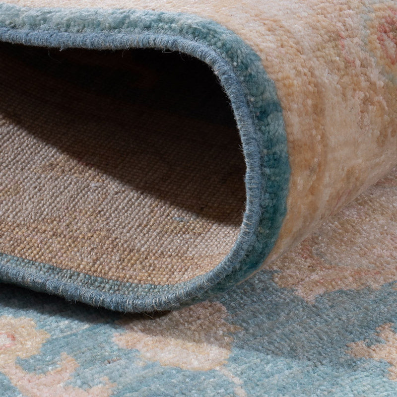 Loper Ziegler tapijt - 197 x 80 cm - turkoois