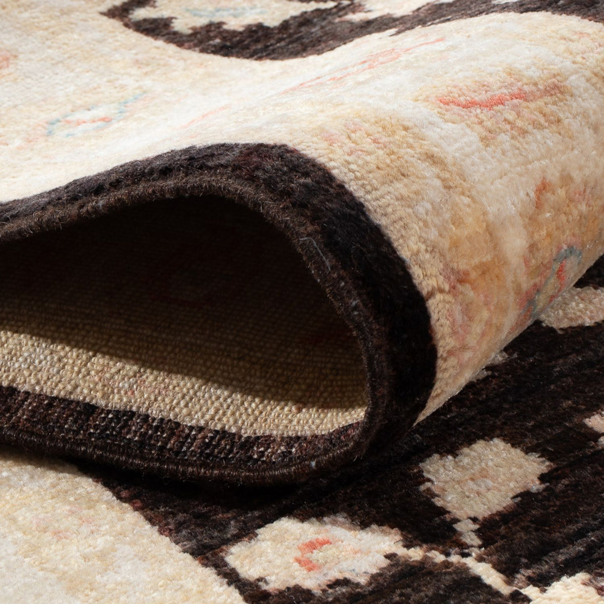 Loper Ziegler tapijt - 199 x 80 cm - zwart