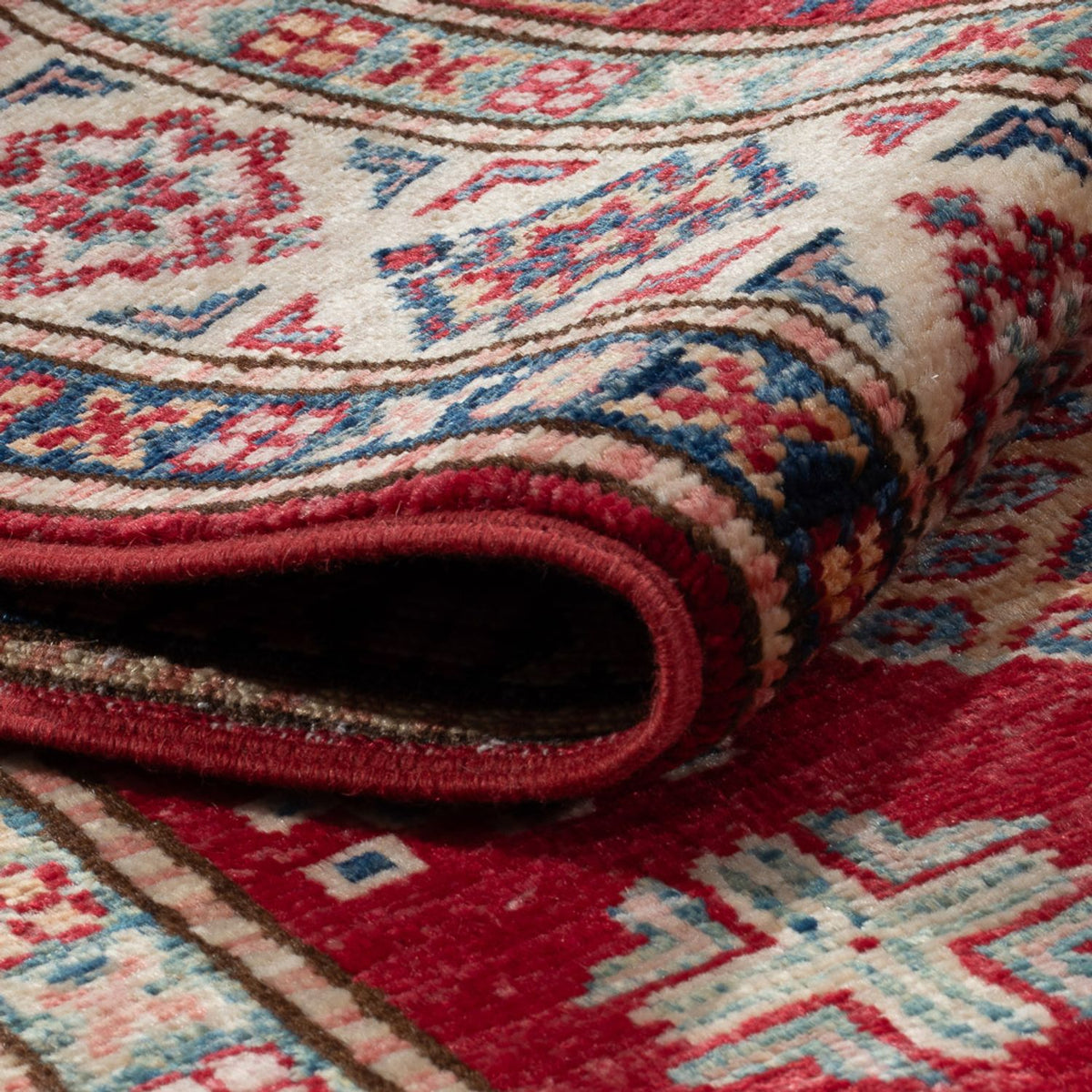 Loper Ziegler Tapijt - Kazak - 204 x 76 cm - rood