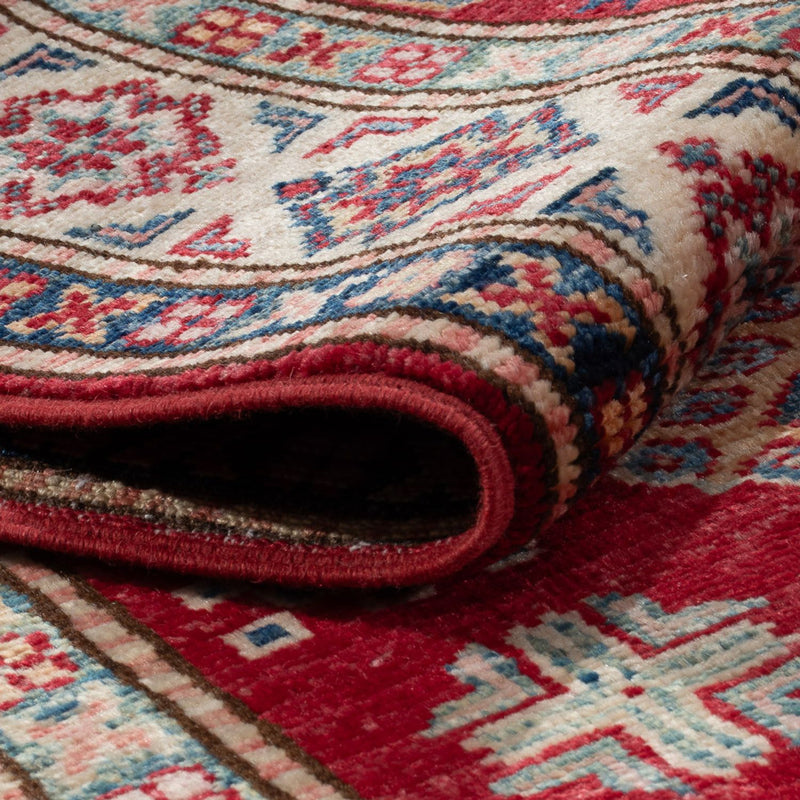 Loper Ziegler Tapijt - Kazak - 204 x 76 cm - rood