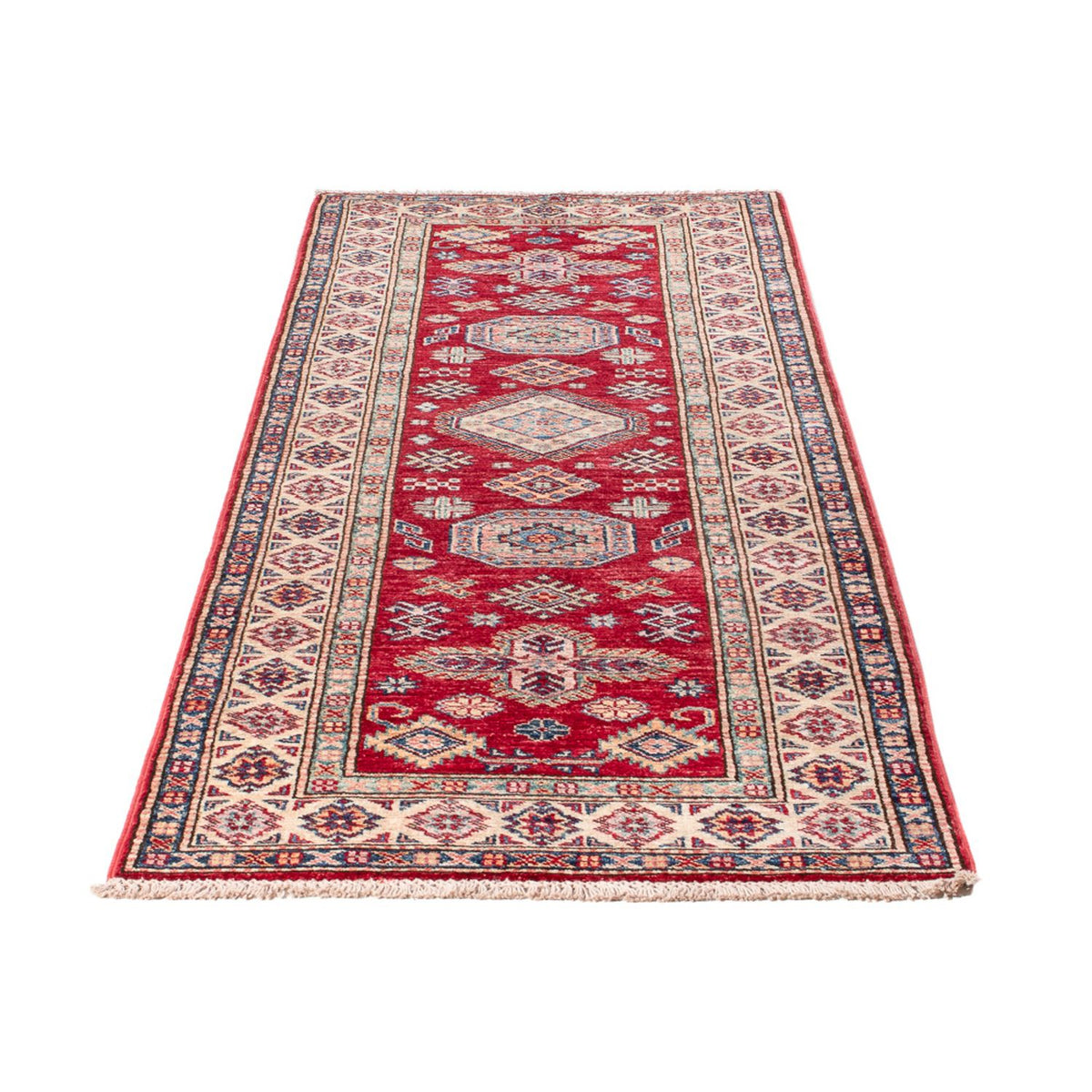 Loper Ziegler Tapijt - Kazak - 204 x 76 cm - rood