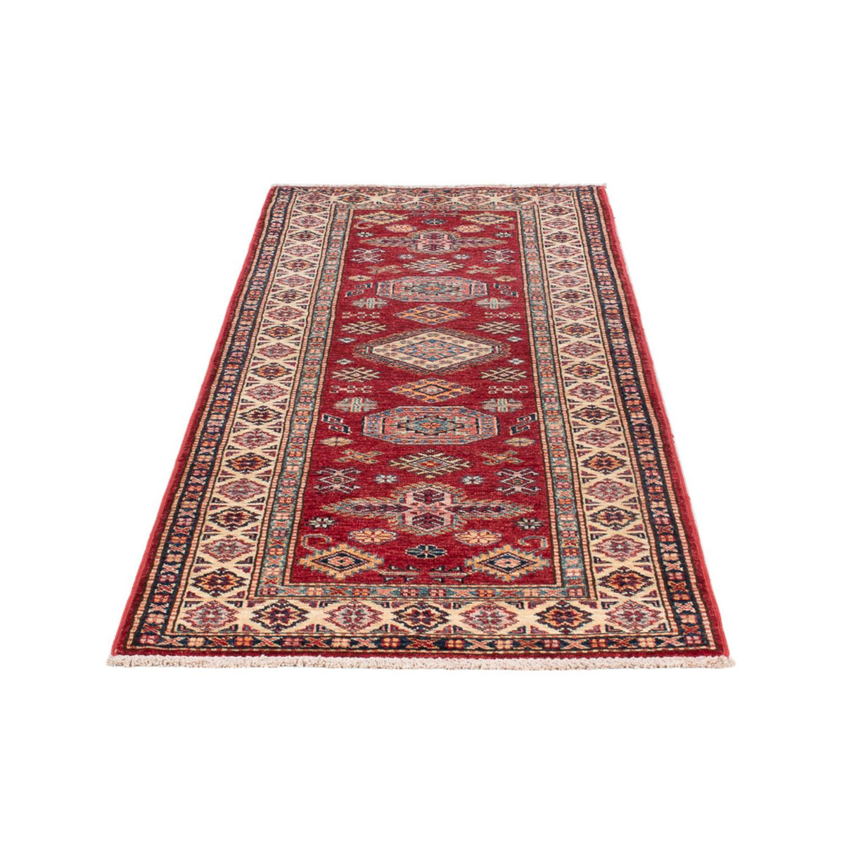 Loper Ziegler Tapijt - Kazak - 210 x 76 cm - rood