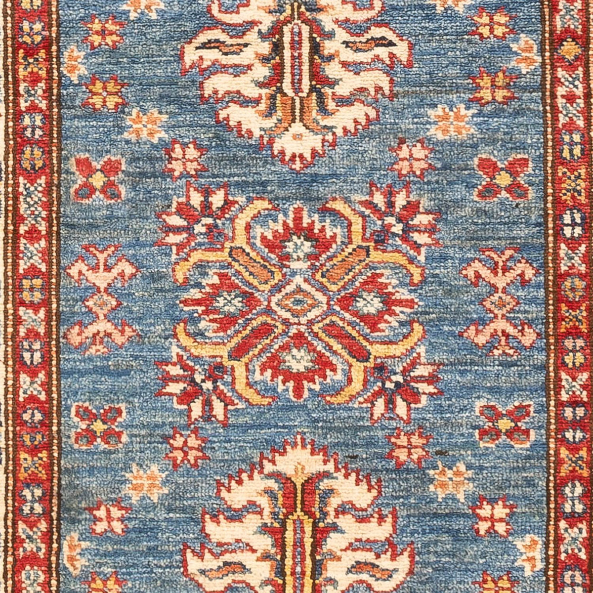 Loper Ziegler Tapijt - Kazak - 200 x 76 cm - blauw
