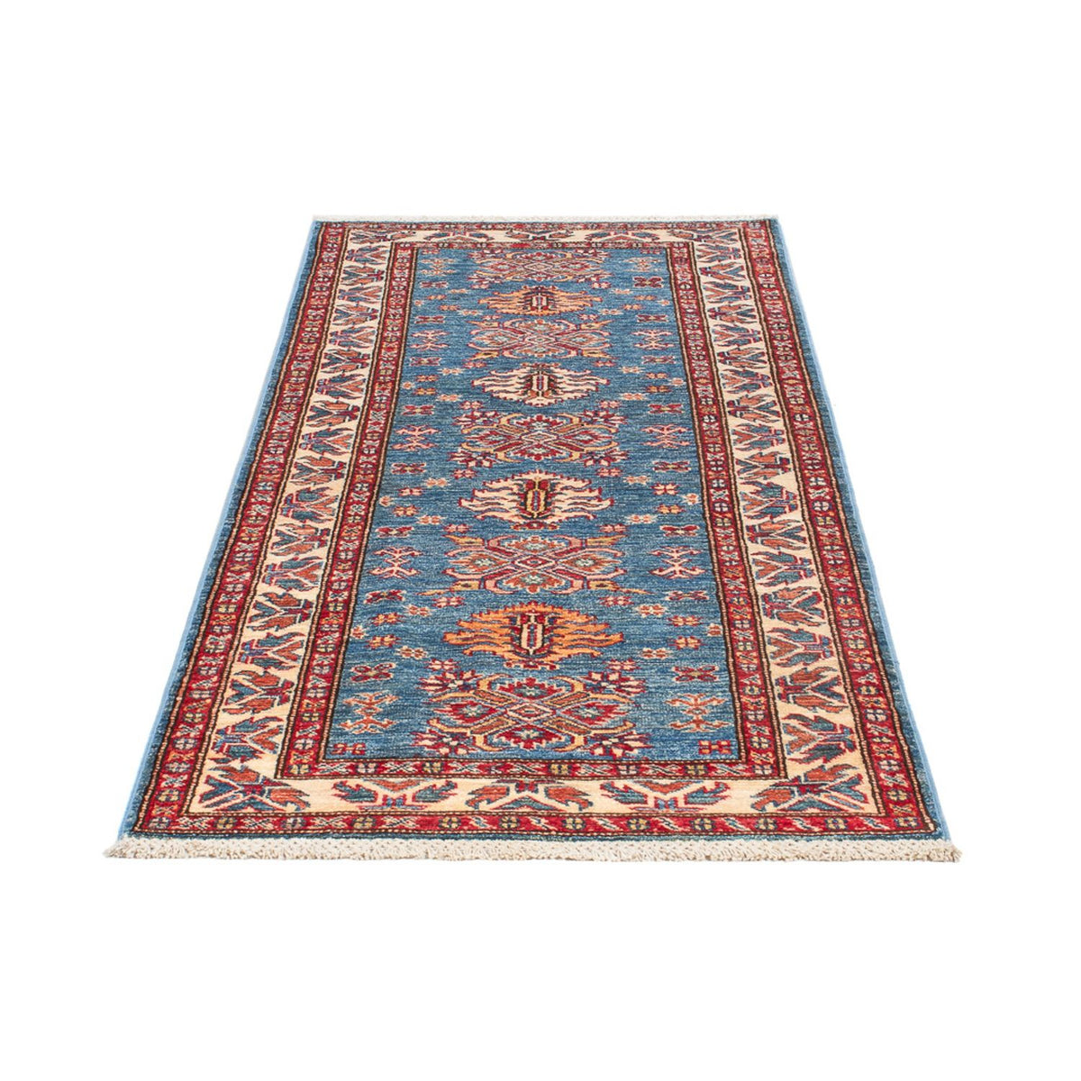 Loper Ziegler Tapijt - Kazak - 200 x 76 cm - blauw