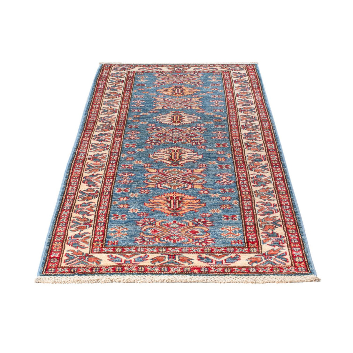 Loper Ziegler Tapijt - Kazak - 202 x 72 cm - blauw