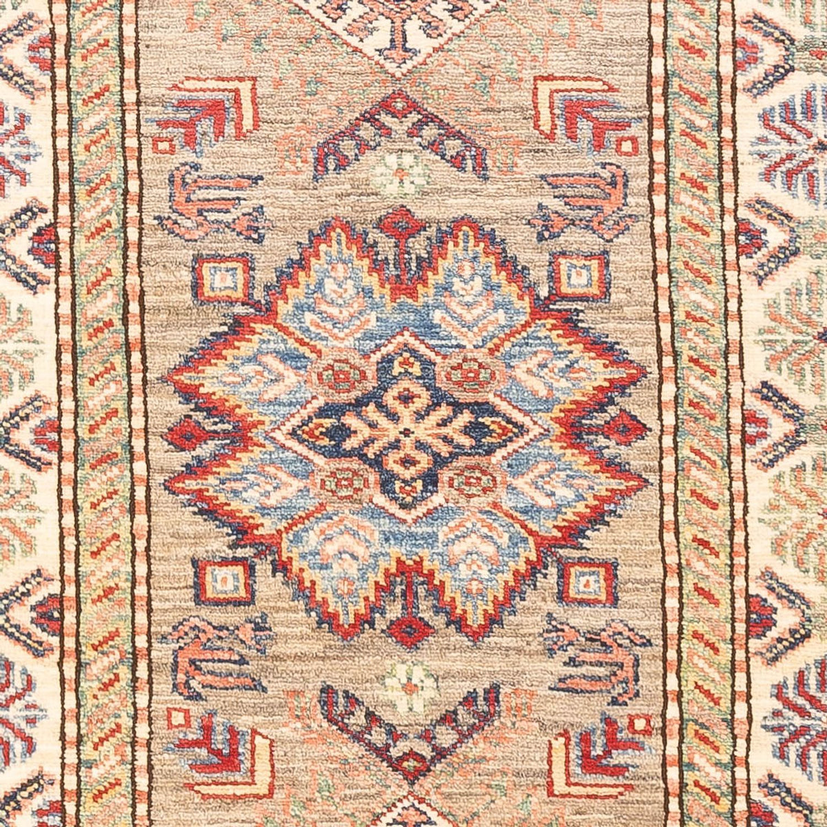 Loper Ziegler Tapijt - Kazak - 194 x 74 cm - beige