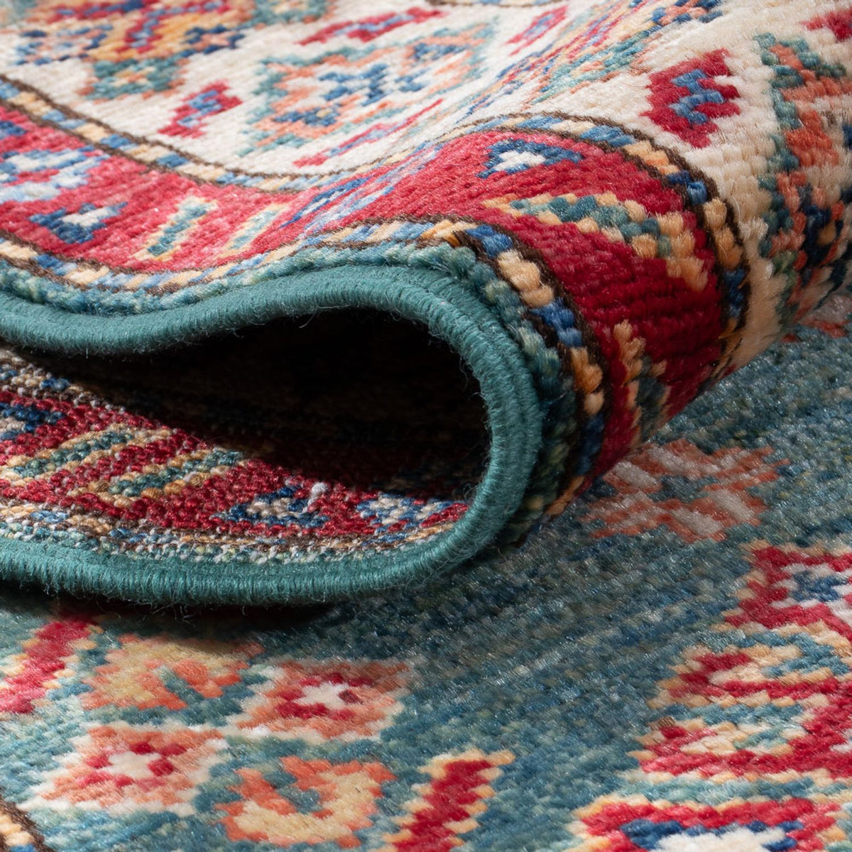 Loper Ziegler Tapijt - Kazak - 178 x 58 cm - lichtgroen