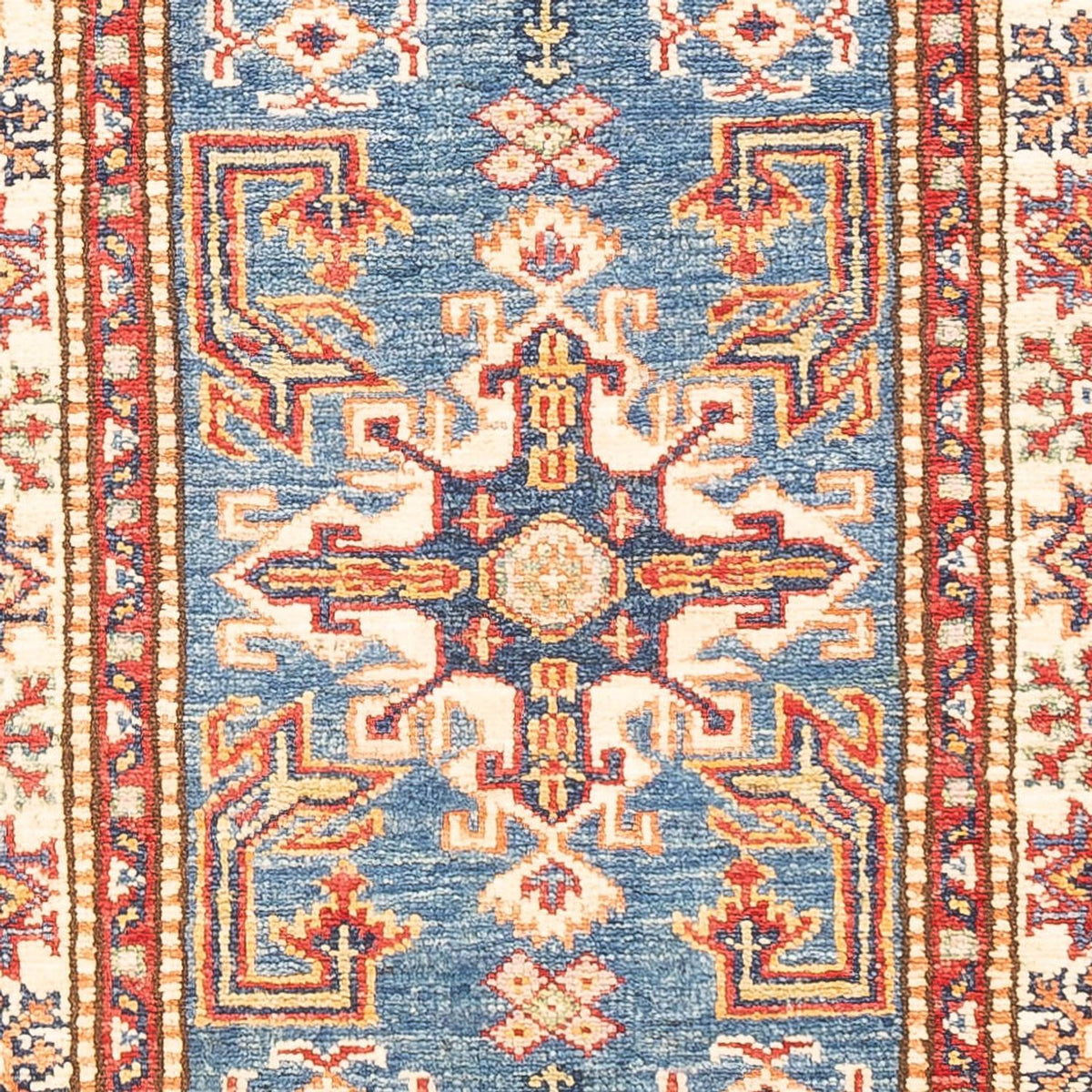 Loper Ziegler Tapijt - Kazak - 188 x 61 cm - blauw