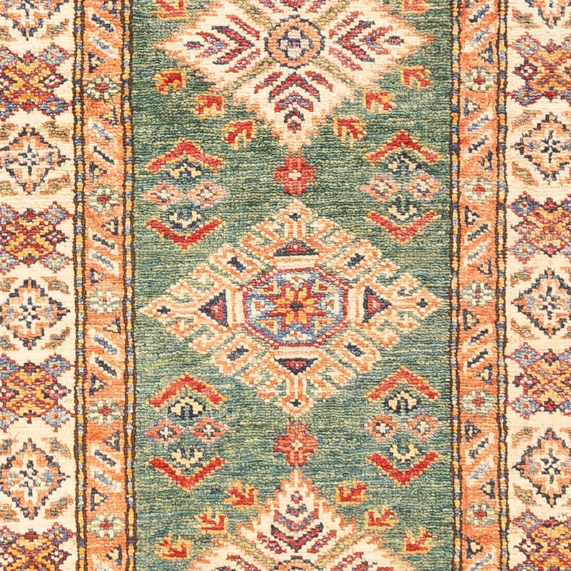 Loper Ziegler Tapijt - Kazak - 183 x 59 cm - groen