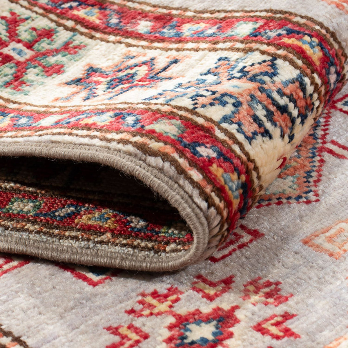 Loper Ziegler Tapijt - Kazak - 180 x 57 cm - beige