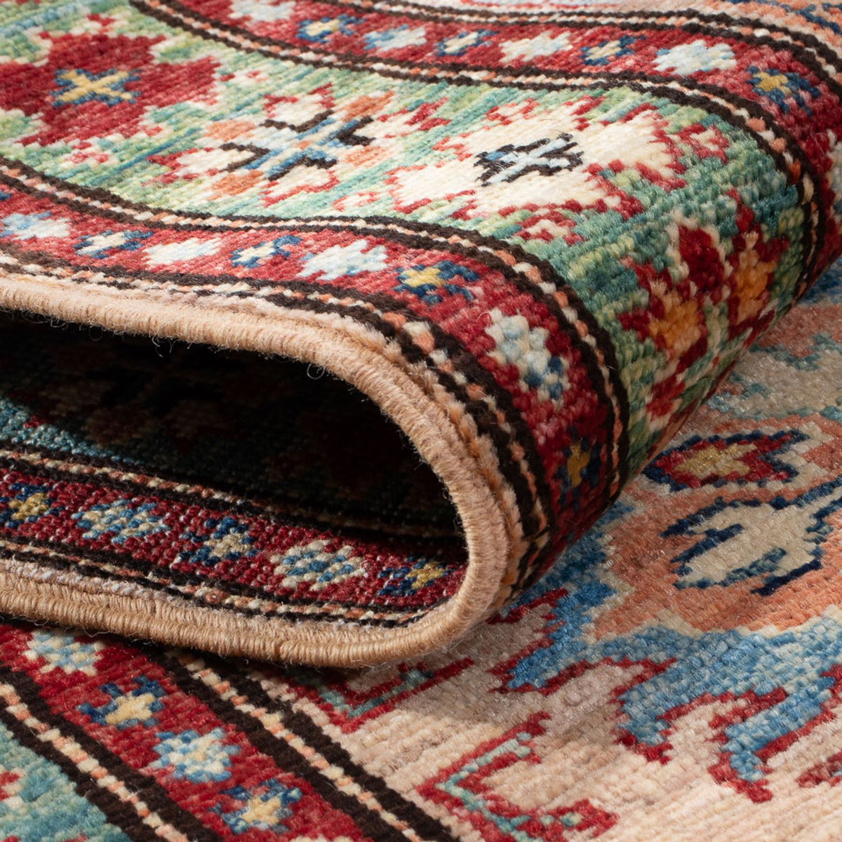 Loper Ziegler Tapijt - Kazak - 185 x 58 cm - beige