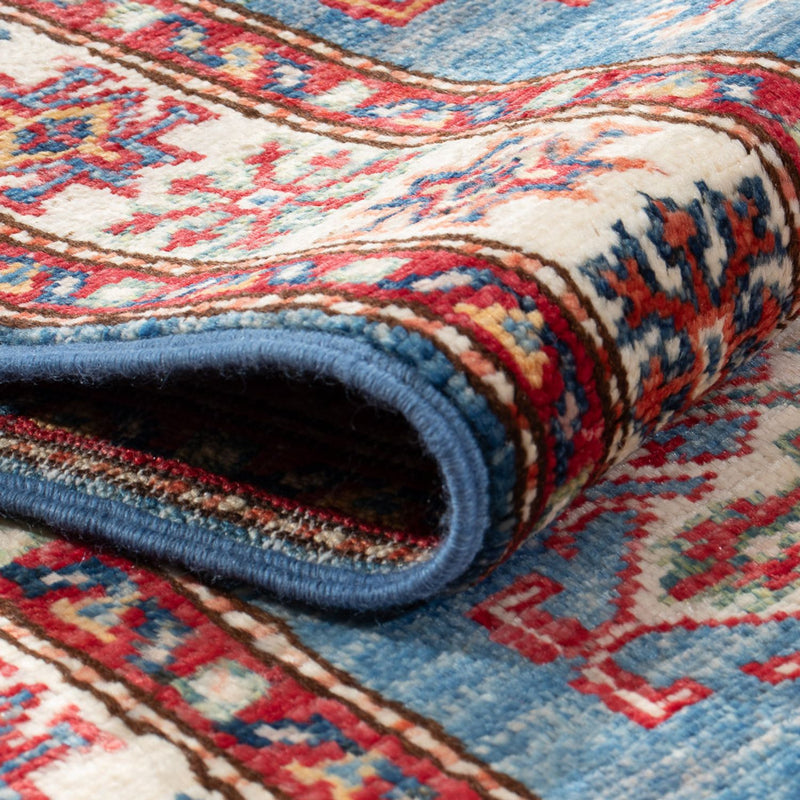 Loper Ziegler Tapijt - Kazak - 185 x 61 cm - lichtblauw