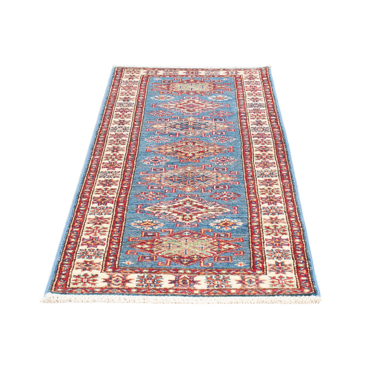 Loper Ziegler Tapijt - Kazak - 185 x 61 cm - lichtblauw