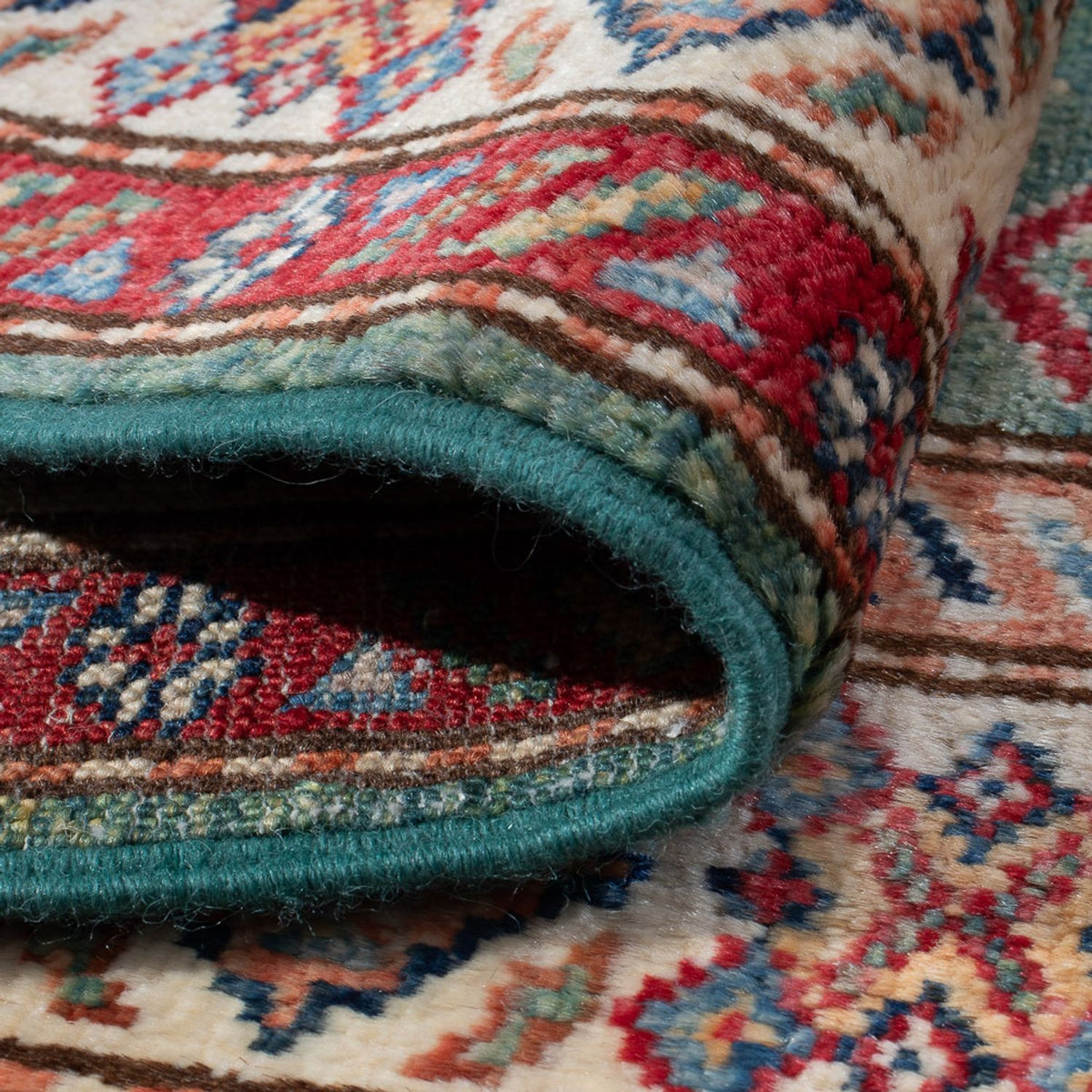 Loper Ziegler Tapijt - Kazak - 184 x 59 cm - lichtgroen