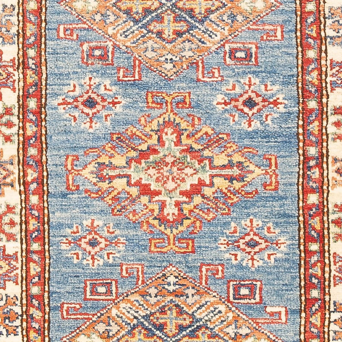 Loper Ziegler Tapijt - Kazak - 186 x 58 cm - lichtblauw