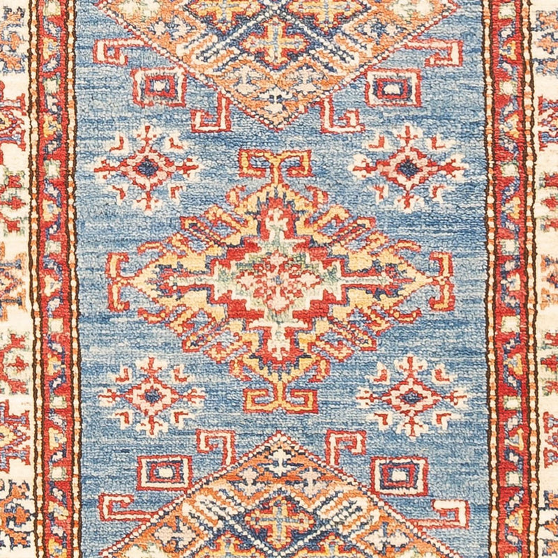 Loper Ziegler Tapijt - Kazak - 186 x 58 cm - lichtblauw