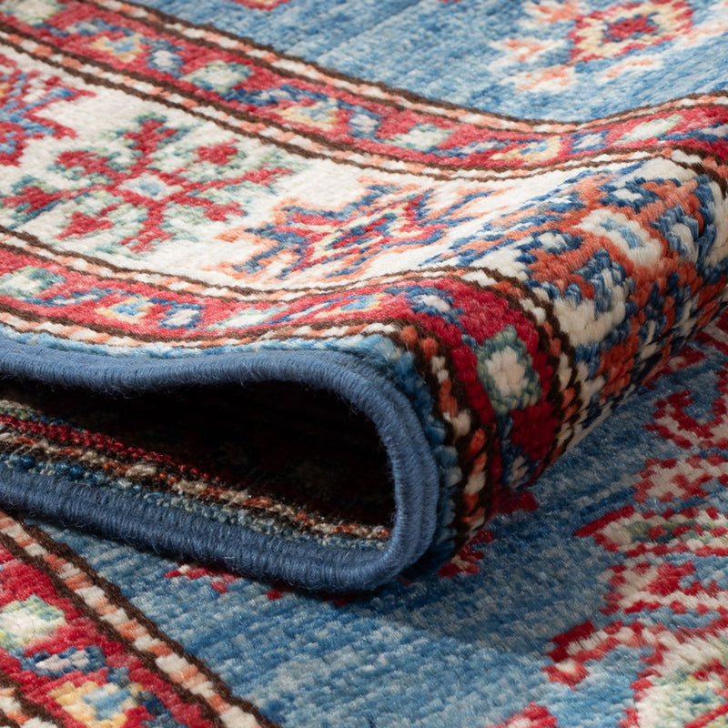 Loper Ziegler Tapijt - Kazak - 186 x 58 cm - lichtblauw