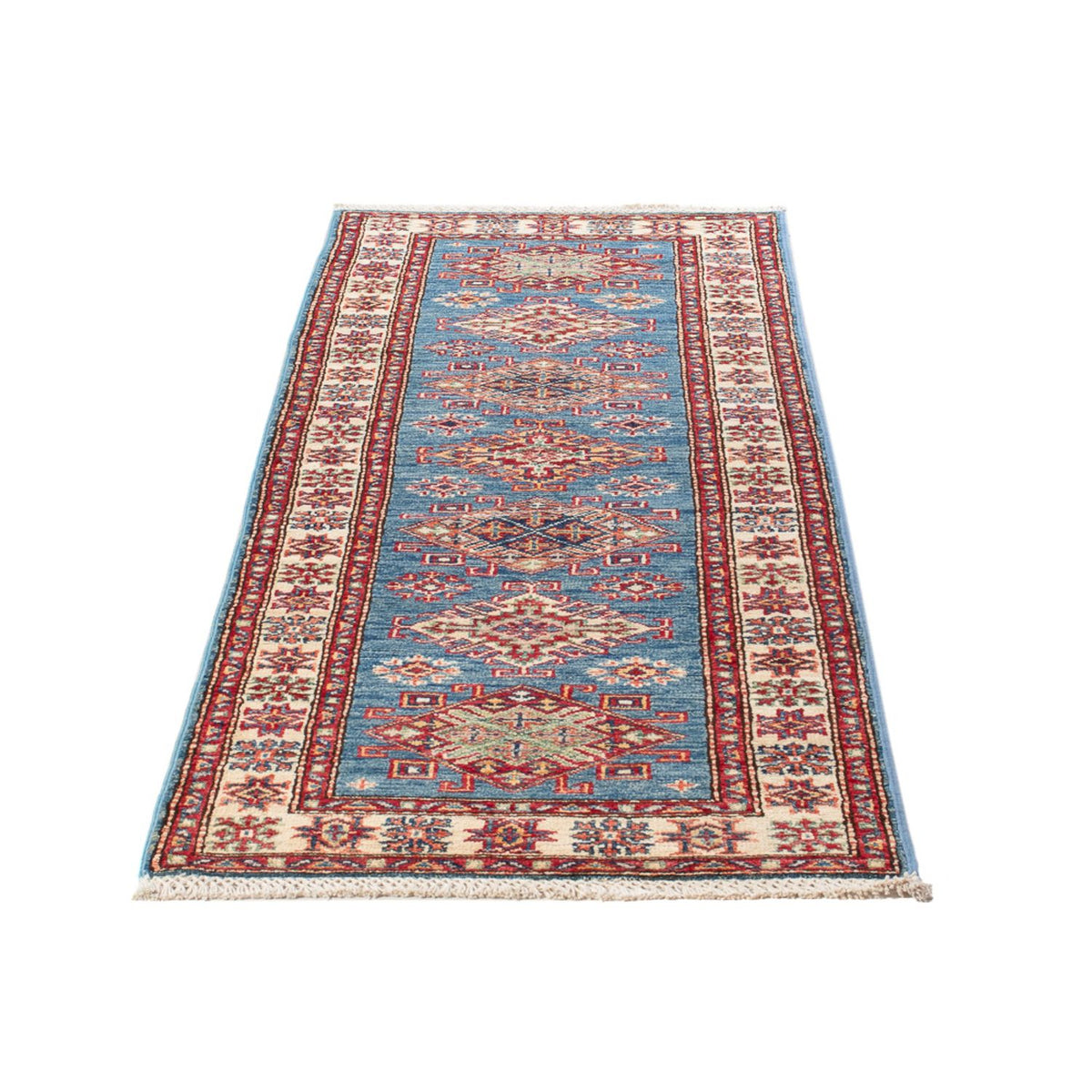 Loper Ziegler Tapijt - Kazak - 186 x 58 cm - lichtblauw