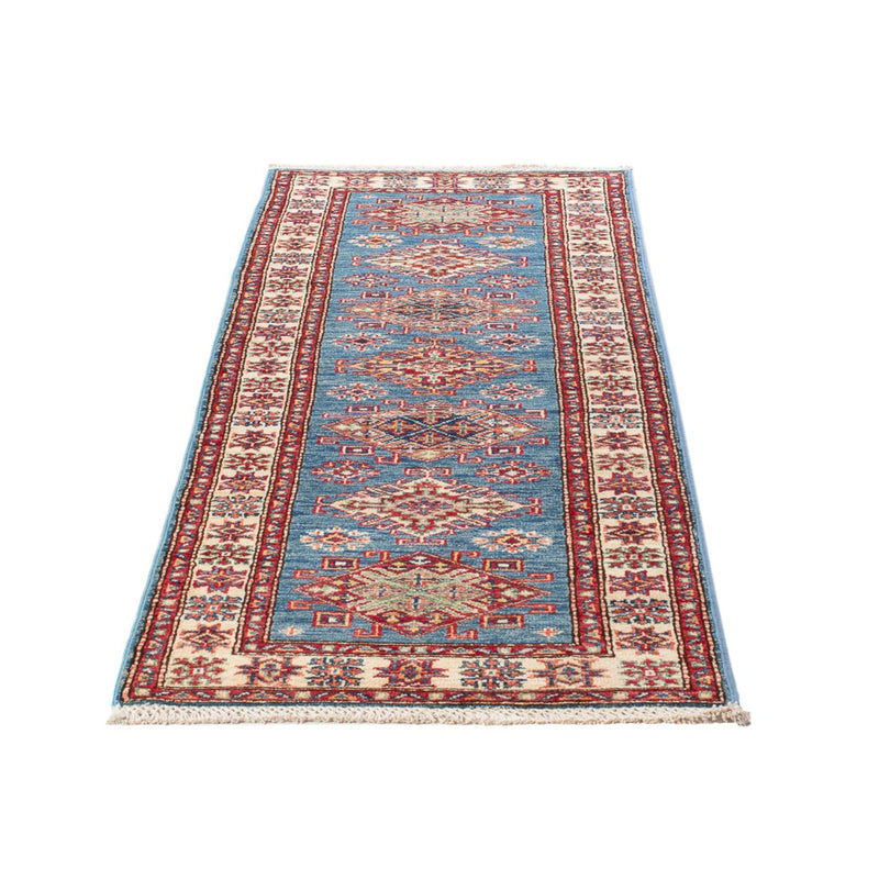 Loper Ziegler Tapijt - Kazak - 186 x 58 cm - lichtblauw