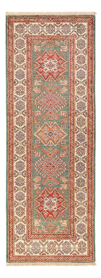 Loper Ziegler Tapijt - Kazak - 199 x 75 cm - donkergroen