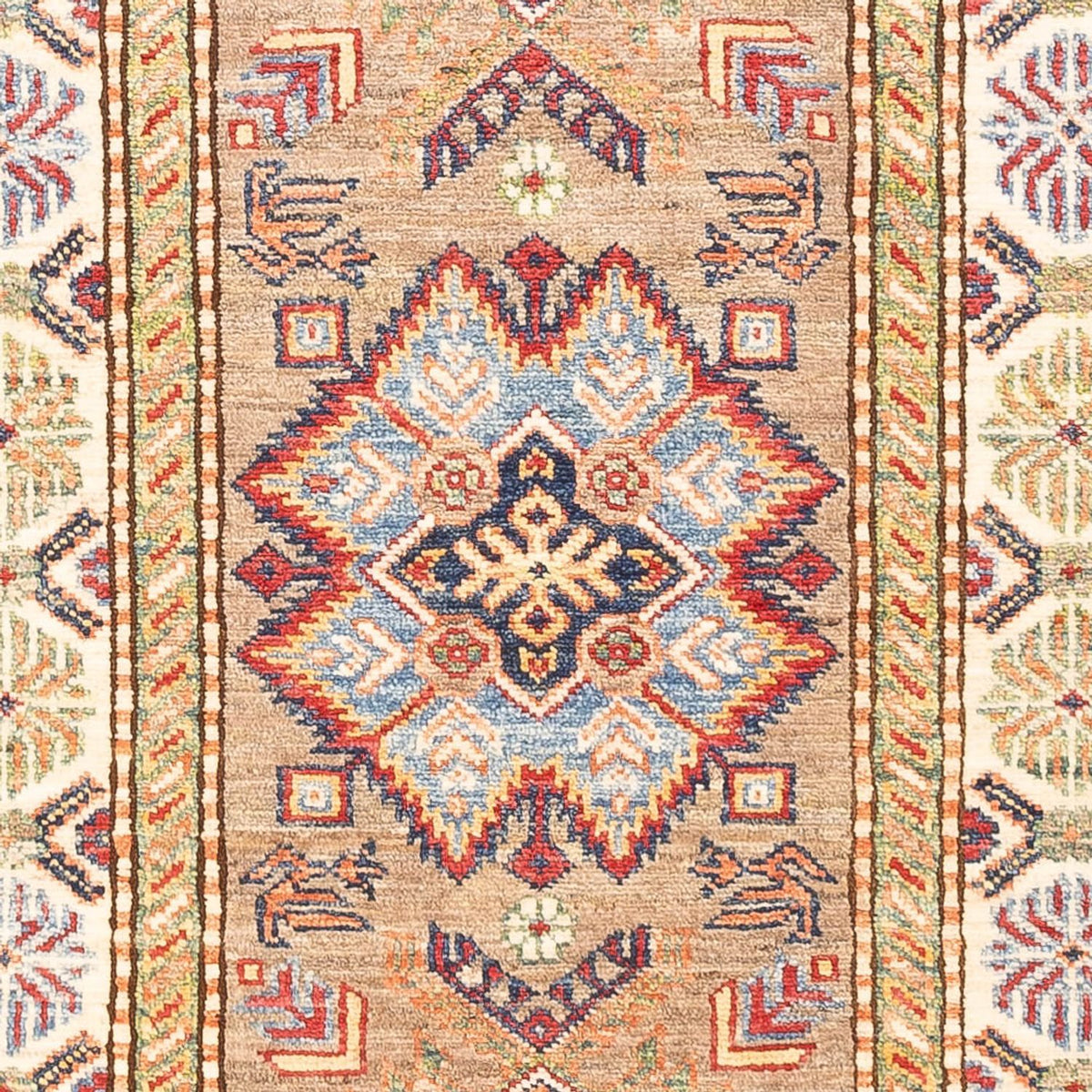 Loper Ziegler Tapijt - Kazak - 203 x 72 cm - beige