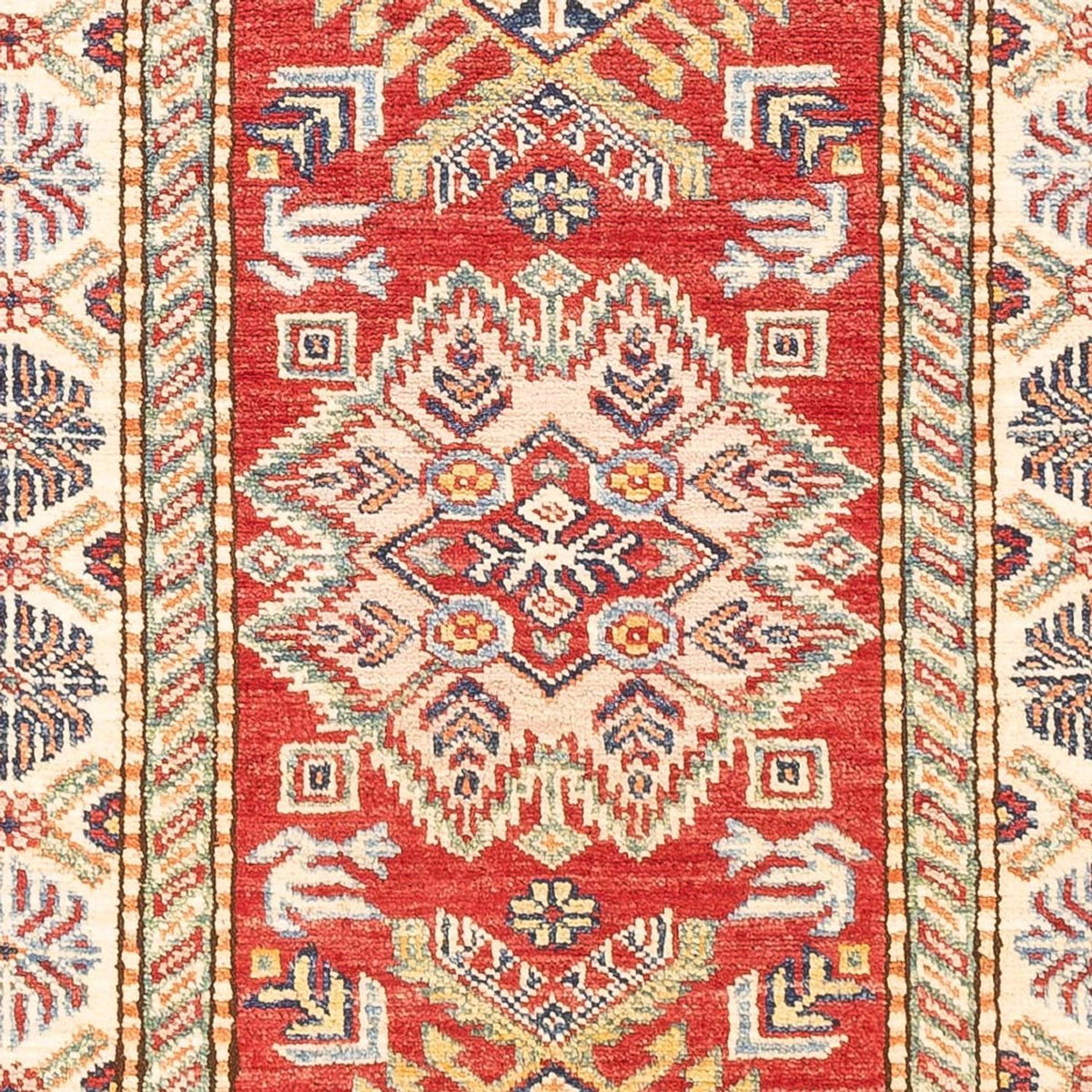 Loper Ziegler Tapijt - Kazak - 207 x 73 cm - rood