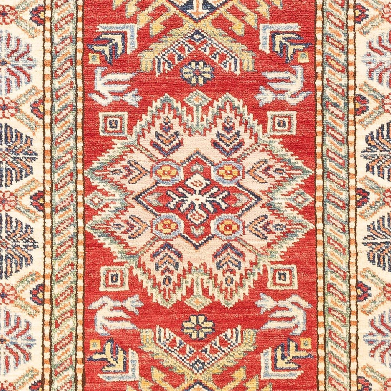 Loper Ziegler Tapijt - Kazak - 207 x 73 cm - rood