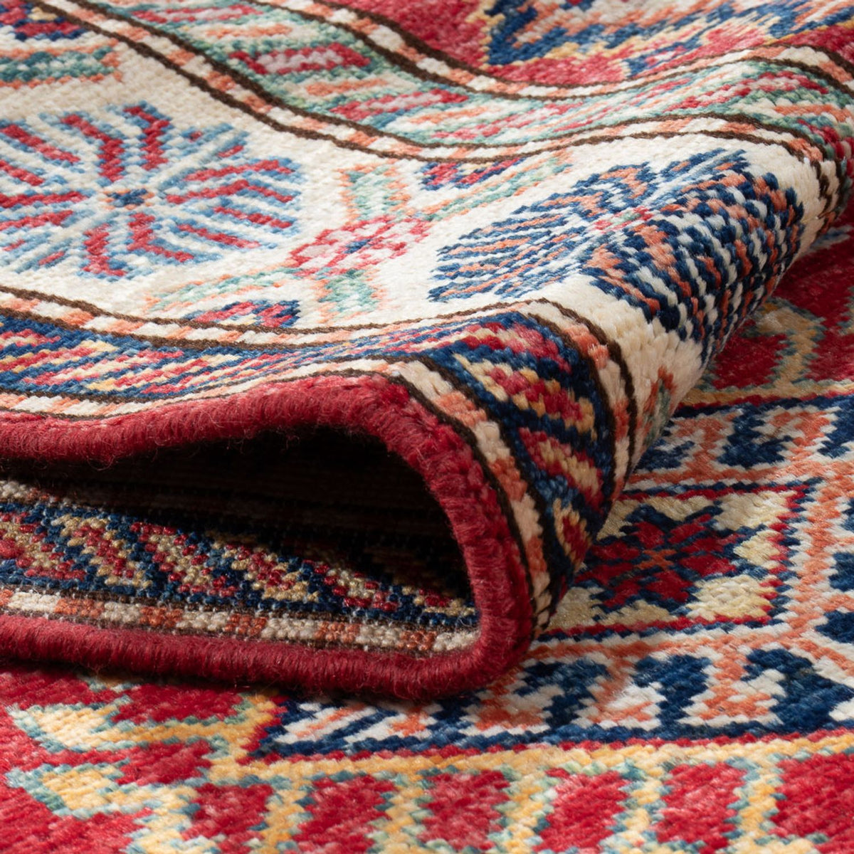 Loper Ziegler Tapijt - Kazak - 207 x 73 cm - rood