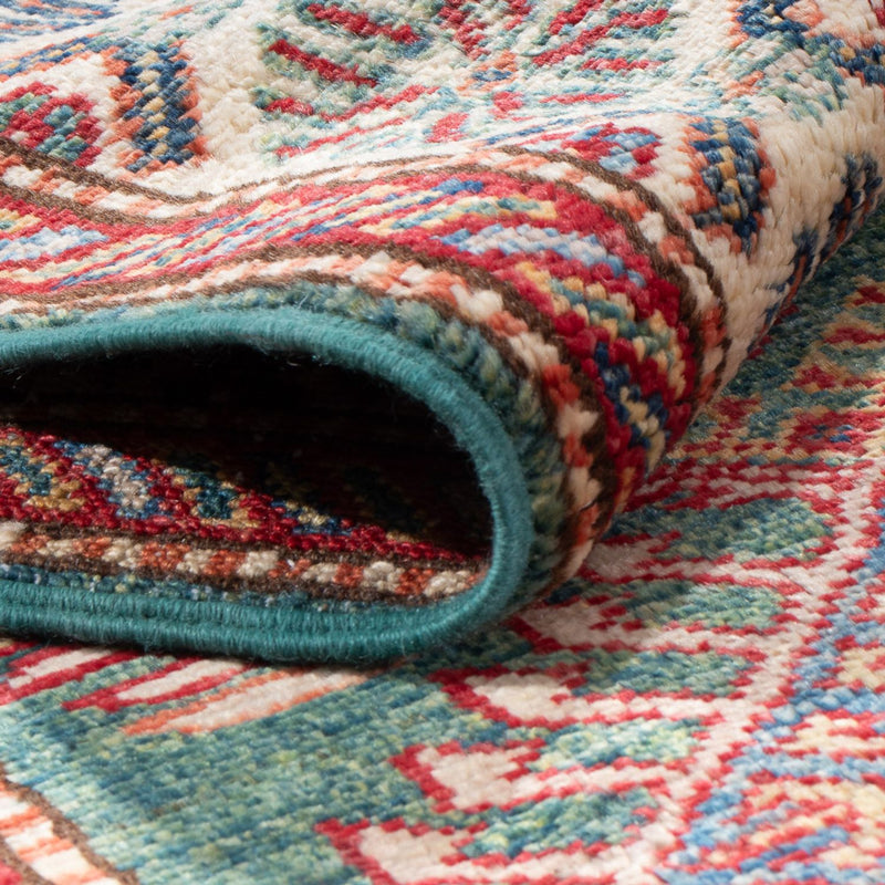 Loper Ziegler Tapijt - Kazak - 198 x 76 cm - lichtgroen