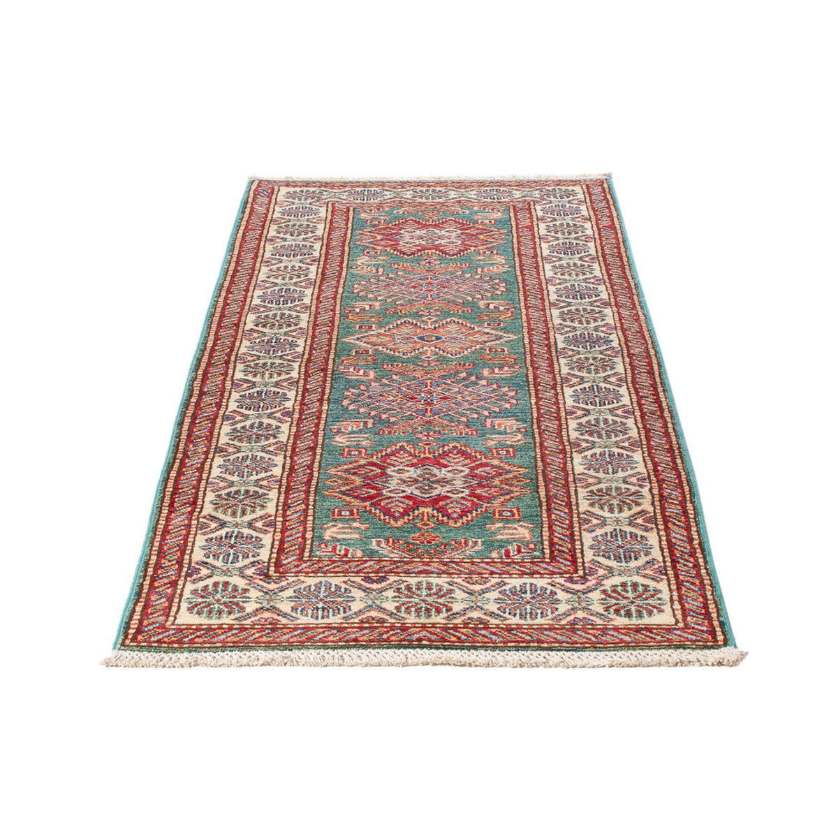 Loper Ziegler Tapijt - Kazak - 198 x 76 cm - lichtgroen