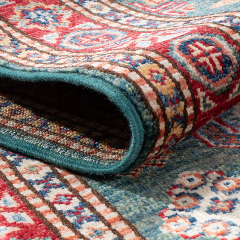 Loper Ziegler Tapijt - Kazak - 187 x 60 cm - lichtgroen