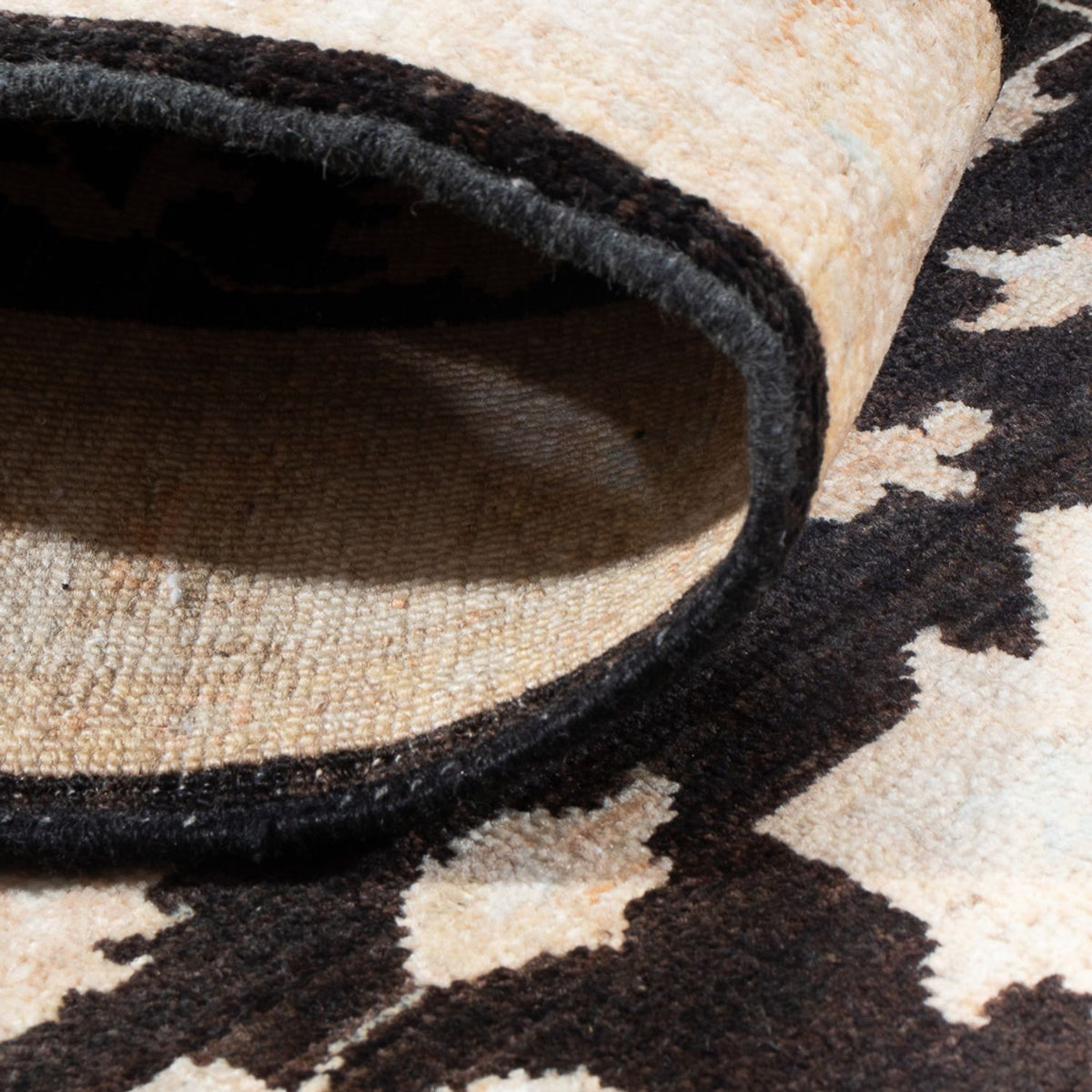 Loper Ziegler tapijt - 208 x 78 cm - zwart