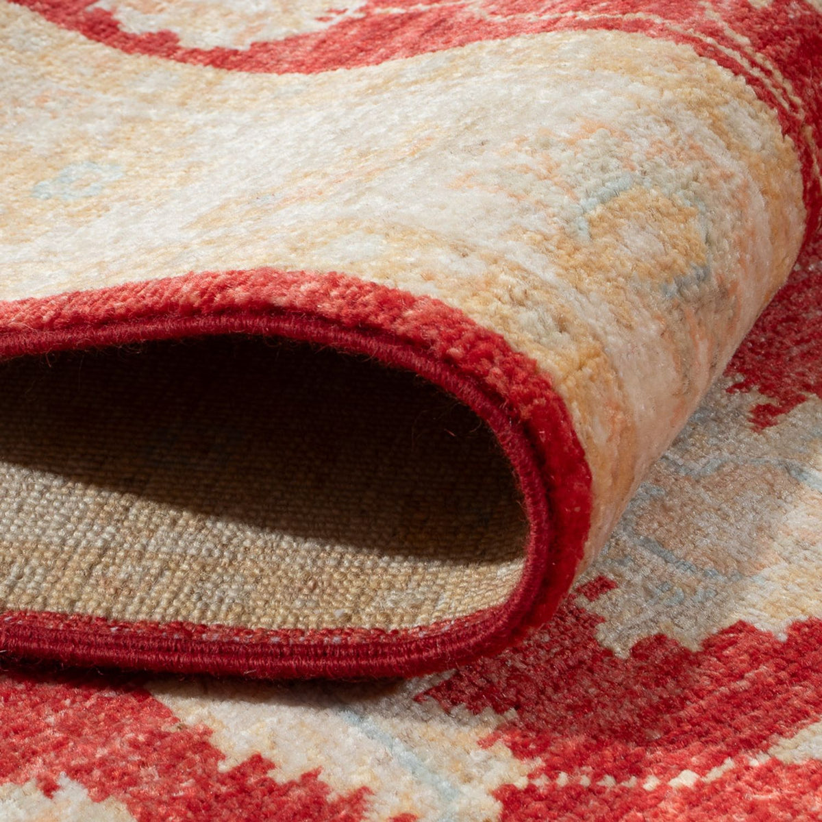 Loper Ziegler tapijt - 201 x 74 cm - rood