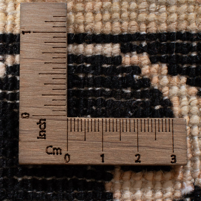 Loper Ziegler tapijt - 211 x 78 cm - zwart