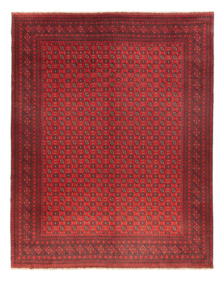 Afghaans tapijt - Filpa - 392 x 308 cm - bordeauxrood