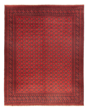 Afghaans tapijt - Filpa - 392 x 308 cm - bordeauxrood