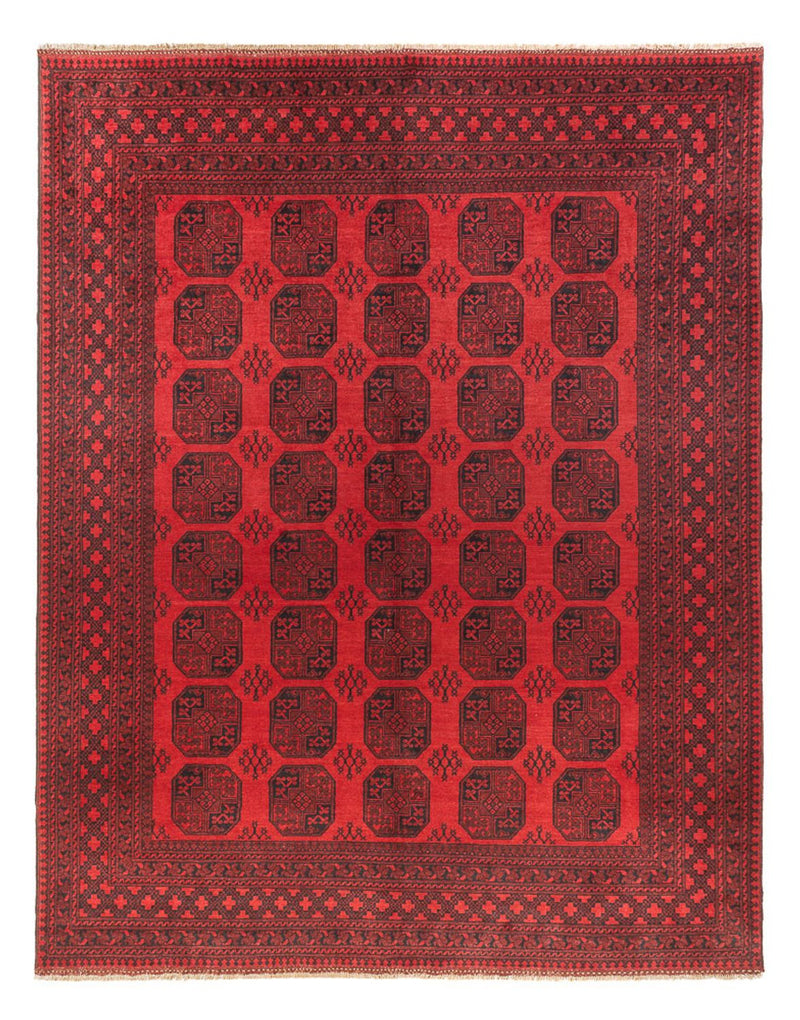 Afghaans tapijt - Filpa - 384 x 295 cm - rood