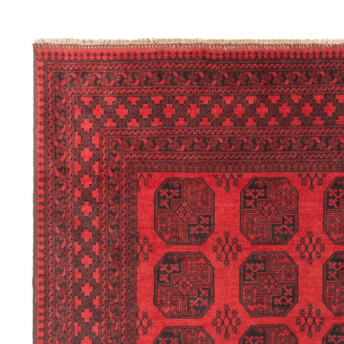 Afghaans tapijt - Filpa - 384 x 295 cm - rood