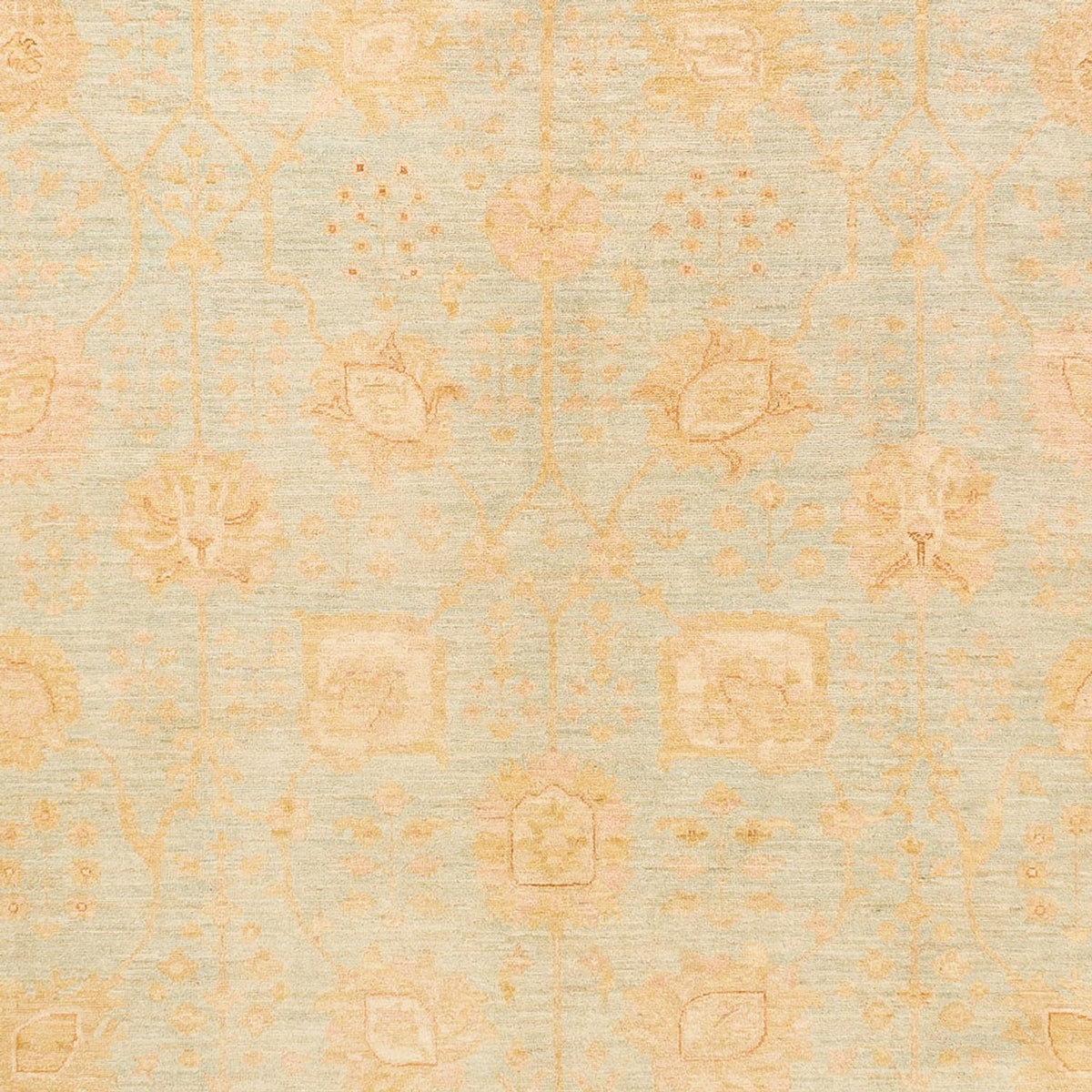 Ziegler tapijt - 394 x 309 cm - lichtblauw