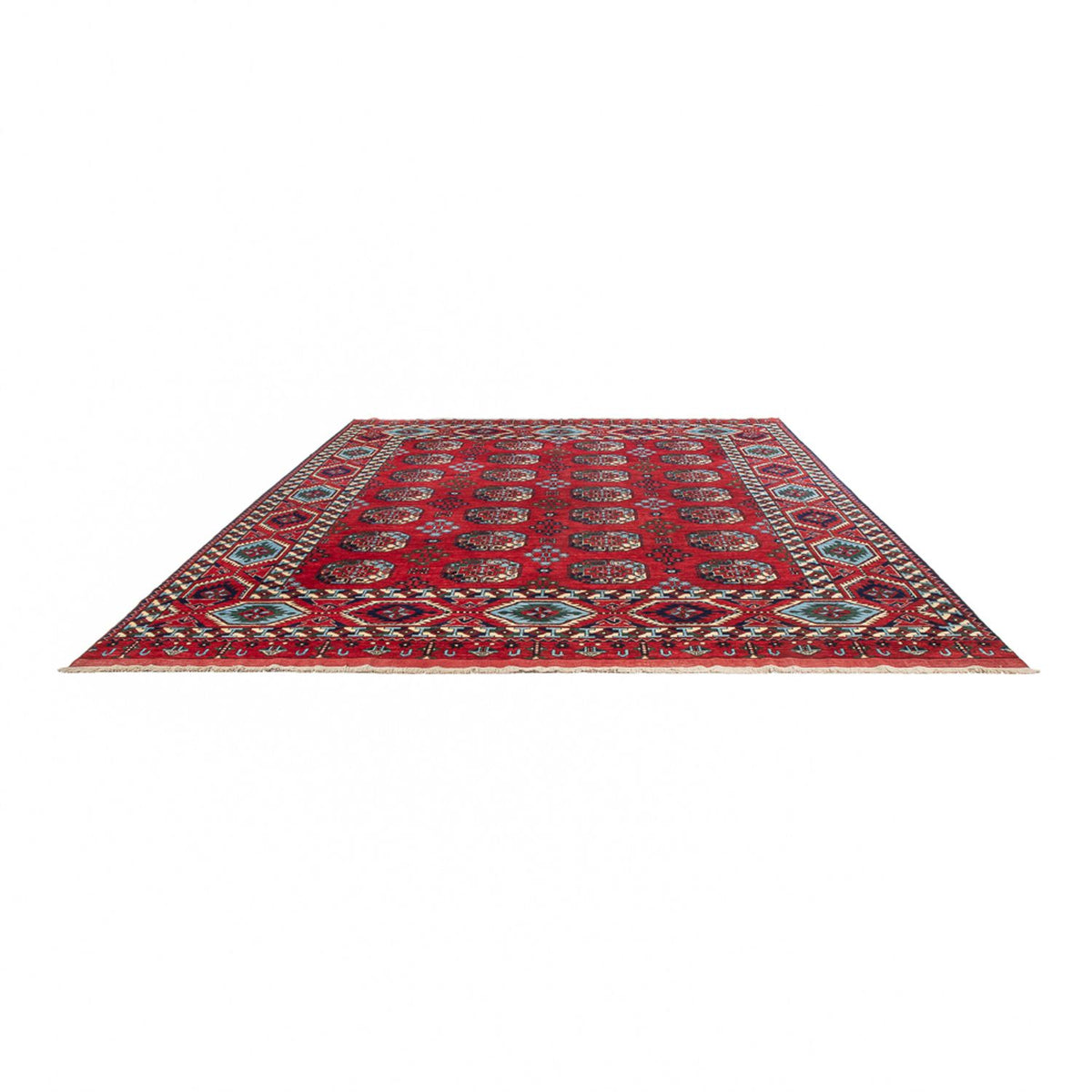 Afghaans tapijt - 379 x 307 cm - rood