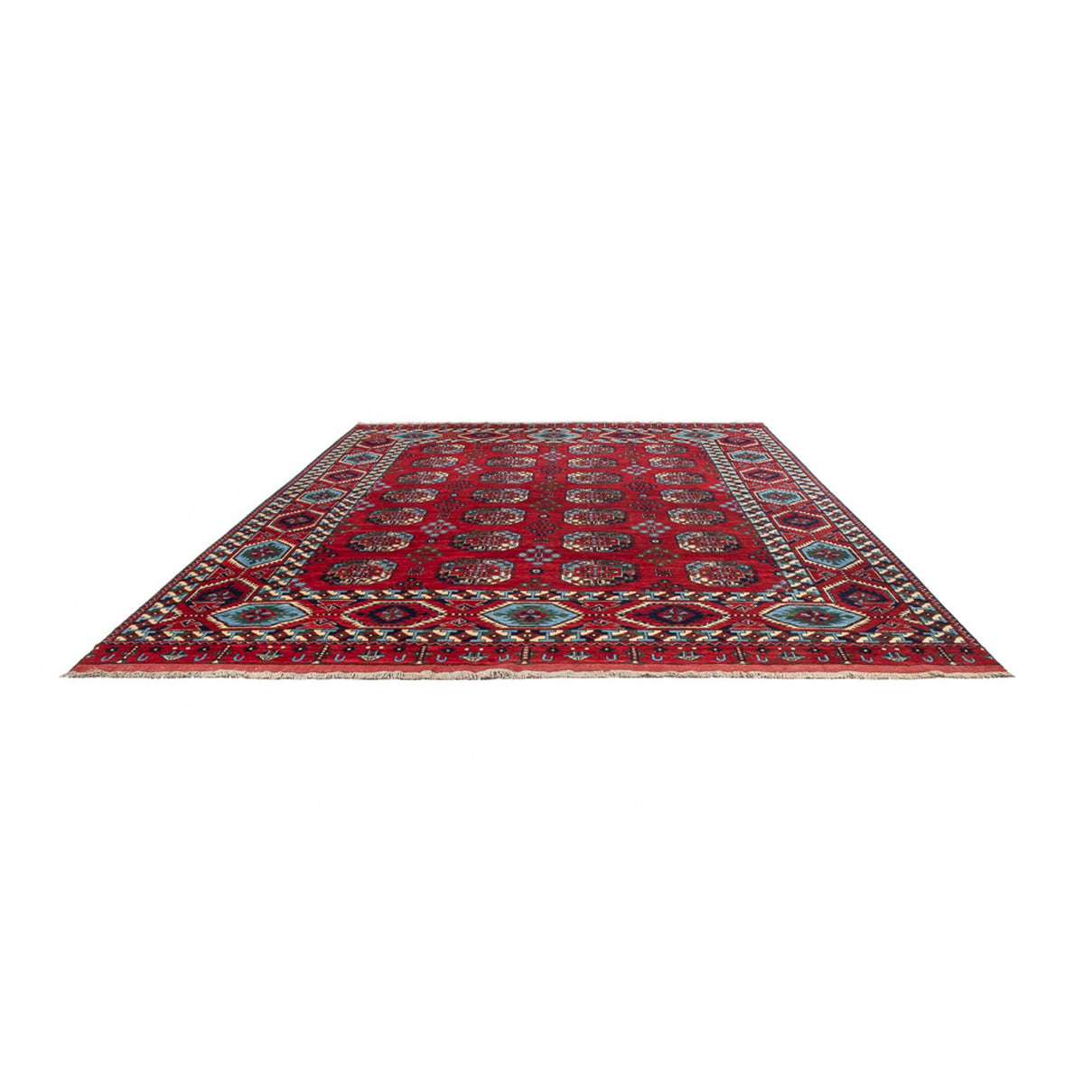 Afghaans tapijt - 398 x 309 cm - rood