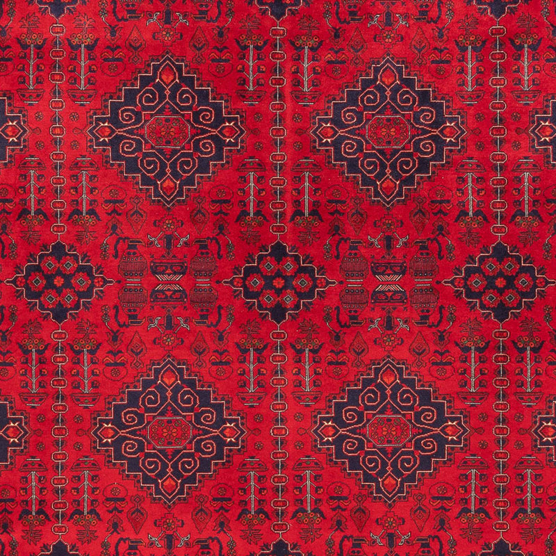 Afghaans tapijt - 397 x 295 cm - rood