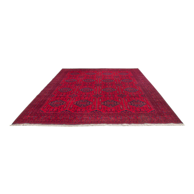 Afghaans tapijt - 397 x 295 cm - rood