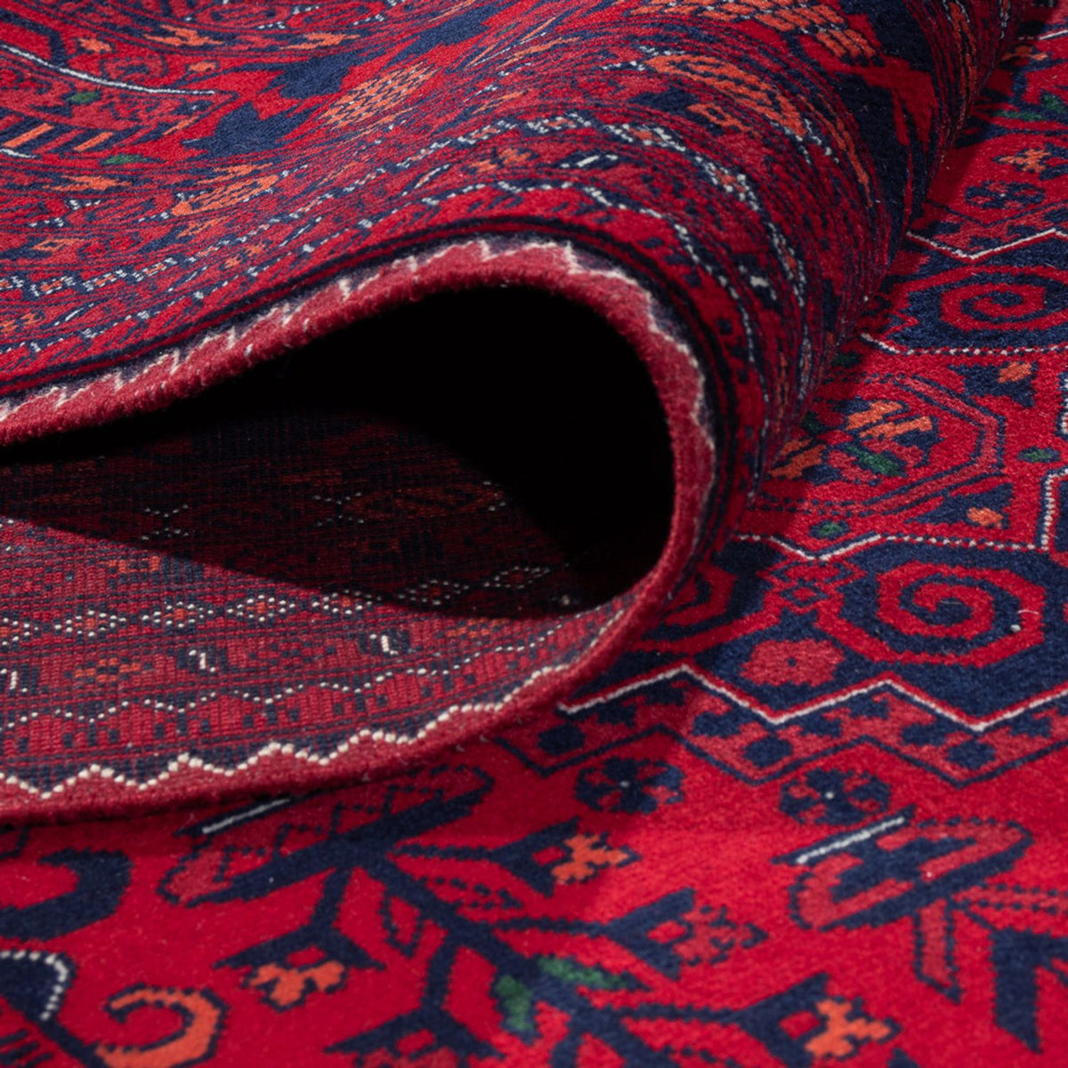 Afghaans tapijt - 396 x 297 cm - rood