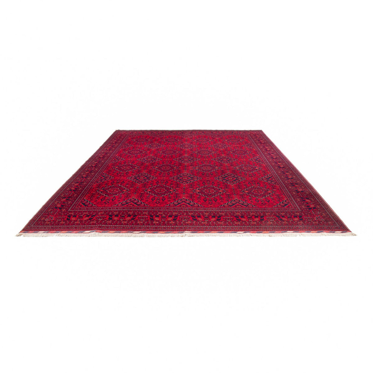 Afghaans tapijt - 396 x 297 cm - rood