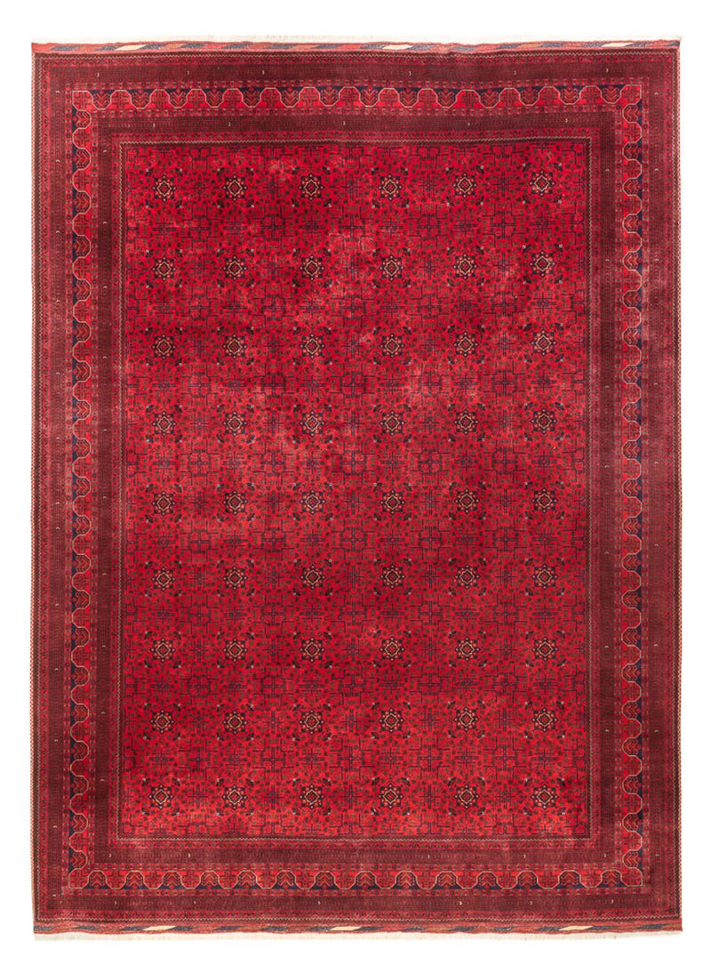Afghaans tapijt - 404 x 298 cm - rood