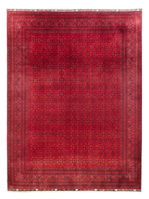Afghaans tapijt - 401 x 303 cm - rood